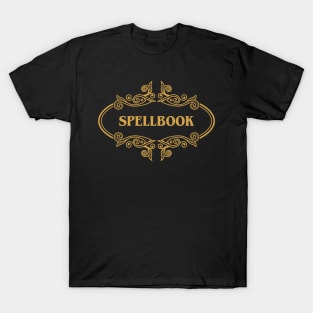 Spellbook Wizard Magic and Spells Witchcraft and Sorcery Tabletop RPG Gaming T-Shirt